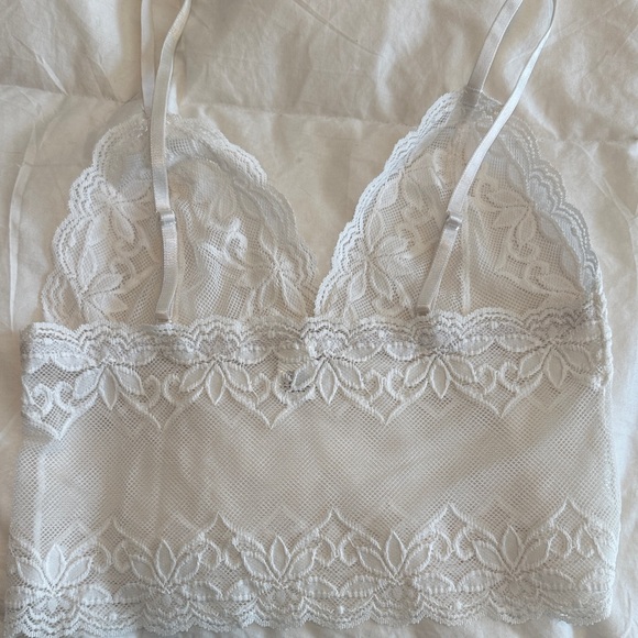 Victoria's Secret Pink White Lace Chemise Small - Picture 6 of 8